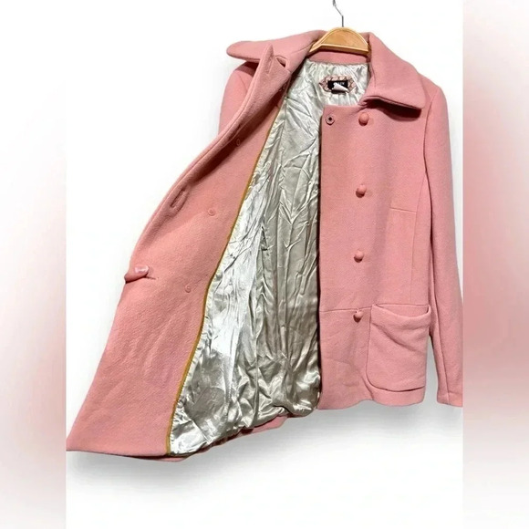 J. Crew Lady Day Coat in Italian Double-cloth Wool Pastel Rose Pink Size 6 - Picture 10 of 10